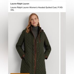 Lauren Ralph Lauren Hooded Quilted Coat